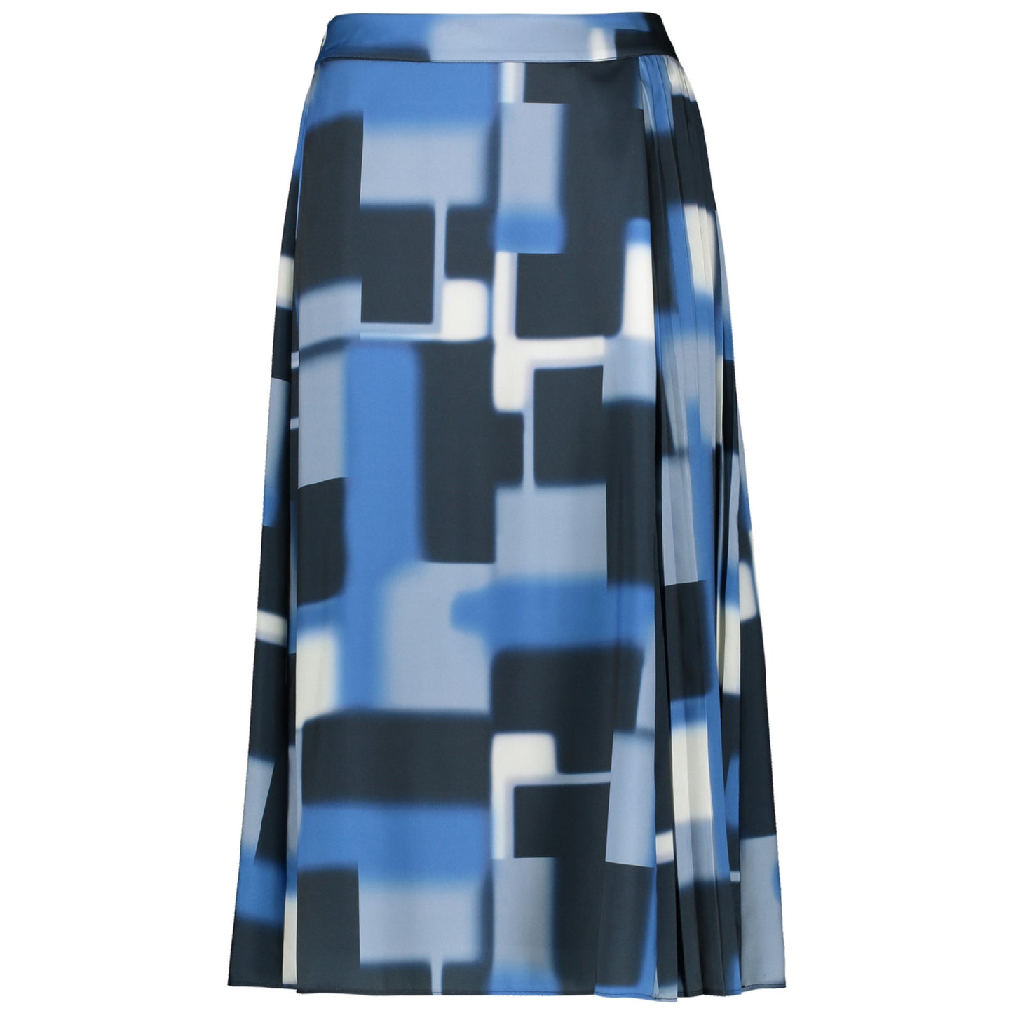 Gerry Weber 210018 31516 8088 Blue Print Woven Skirt