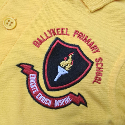 Ballykeel Primary School Yellow Polo Shirt