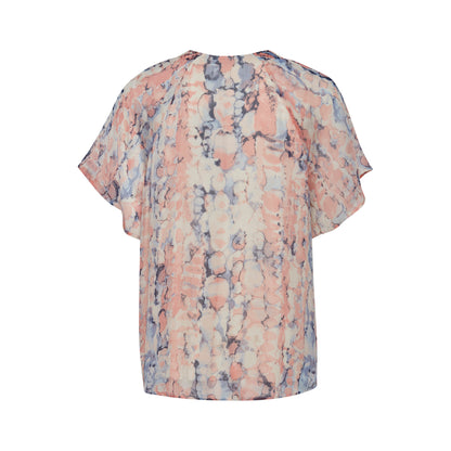 Fransa 20610618 201202 Peach Blossom Mix Blouse