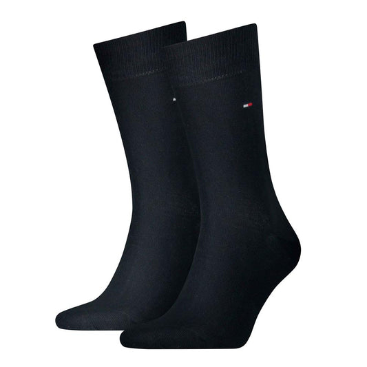 Tommy Hilfiger 371111 322 Navy Two Pack Plain Navy Socks