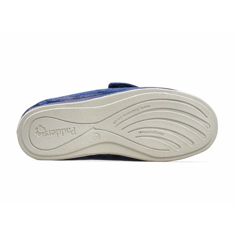 Padders Hug 424/4046 Navy Slippers