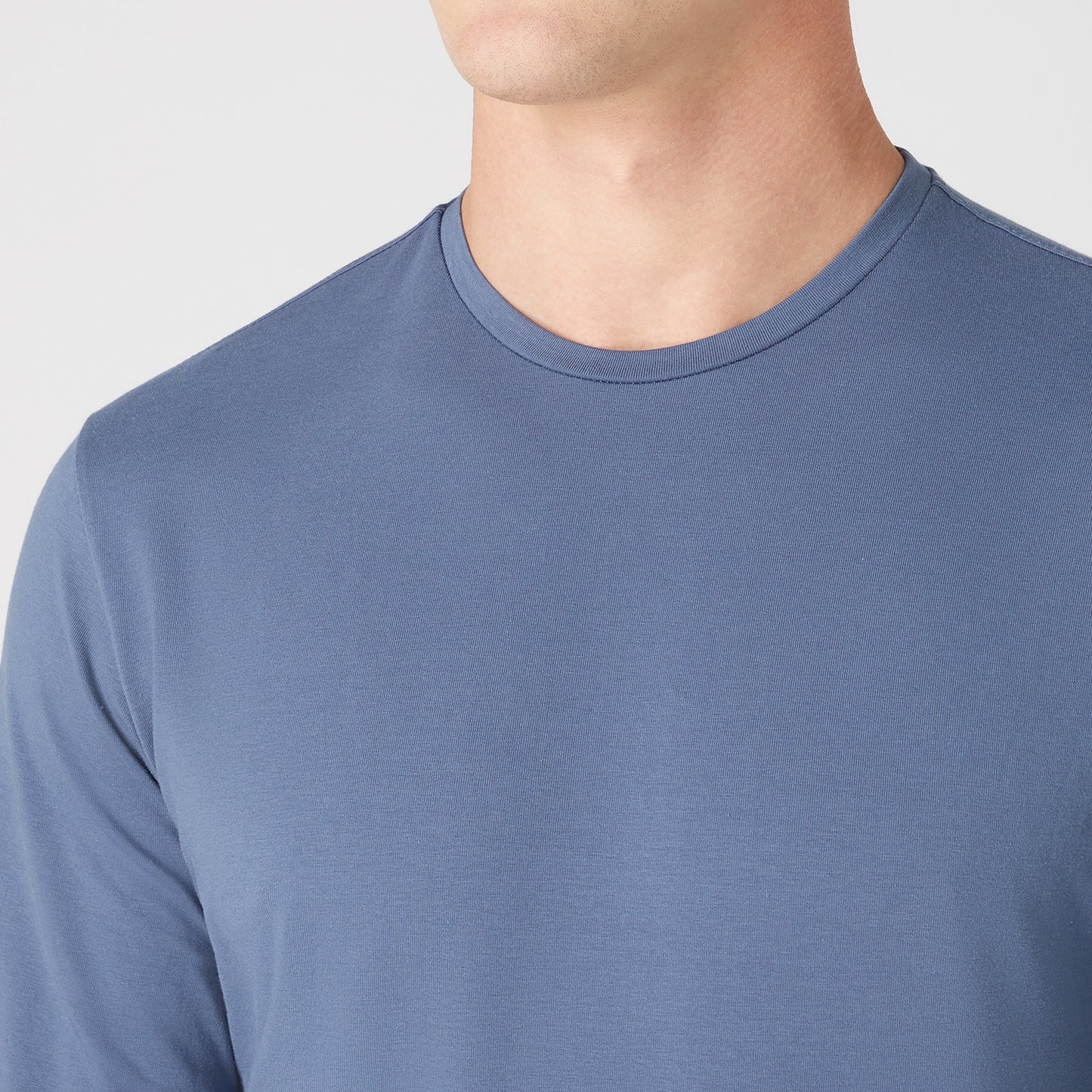 Remus Uomo 53120 25 Air Force Blue Long Sleeve T-Shirt