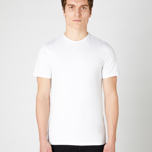 Remus Uomo 53121A 01 White Plain T-Shirt