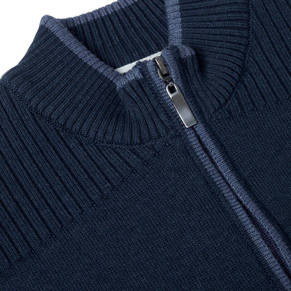 Drifter 55315 78 Navy Half Zip Sweater