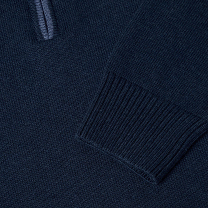 Drifter 55315 78 Navy Half Zip Sweater