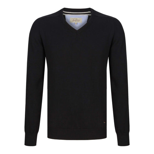 Drifter 55599 00 Black V-Neck Sweater