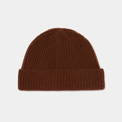 Remus Uomo 58581 46 Brown Knitted Beanie Hat