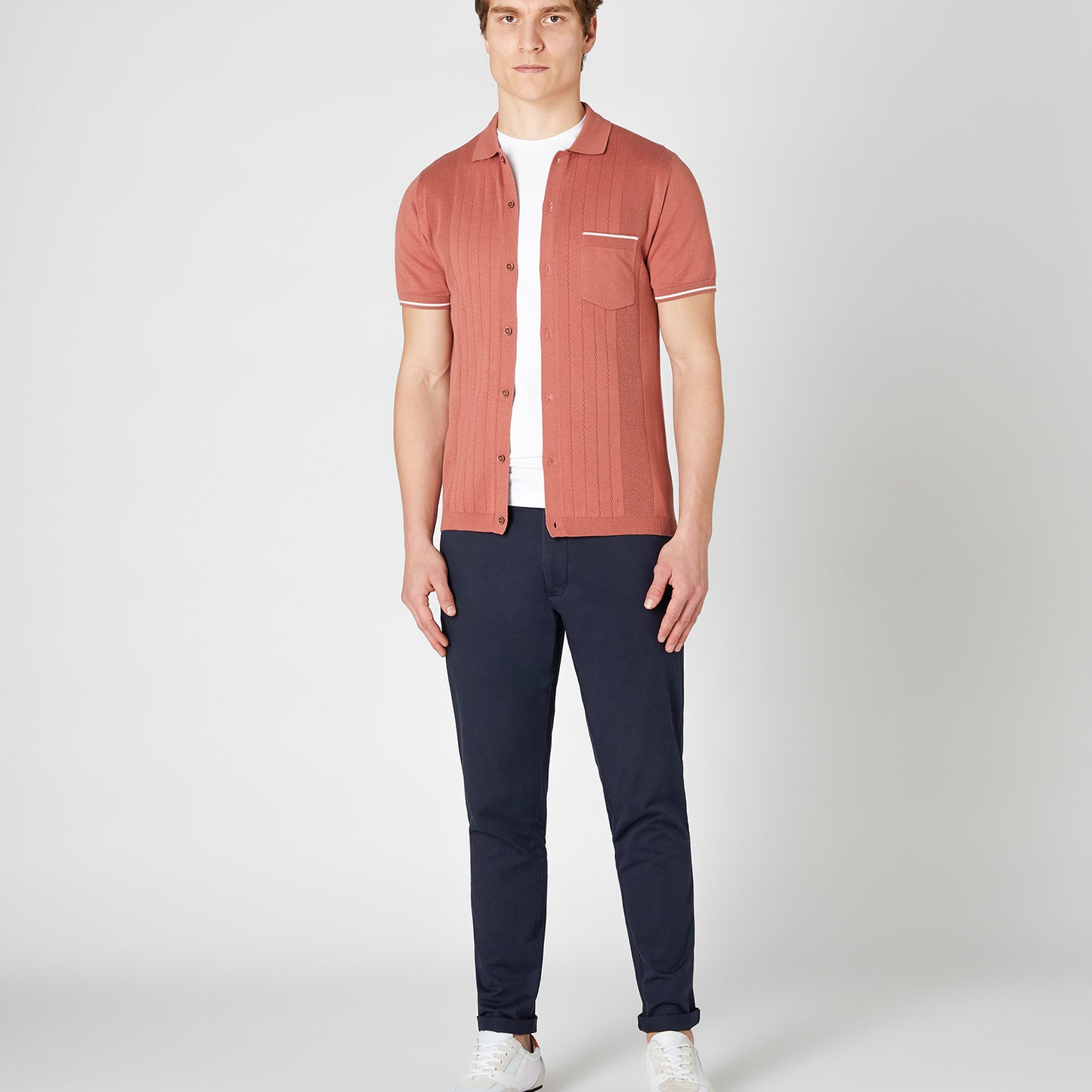Remus Uomo 58659 58 Terracotta SS Button Through - SS Button Through