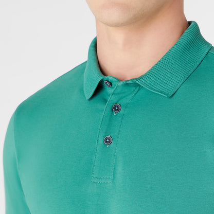 Remus Uomo 58724 35 Green Short Sleeve Polo Shirt