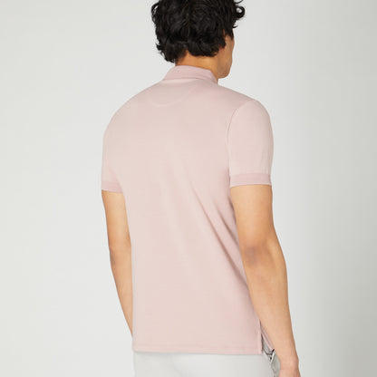Remus Uomo 58724 61 Mauve Pink Short Sleeve Polo Shirt