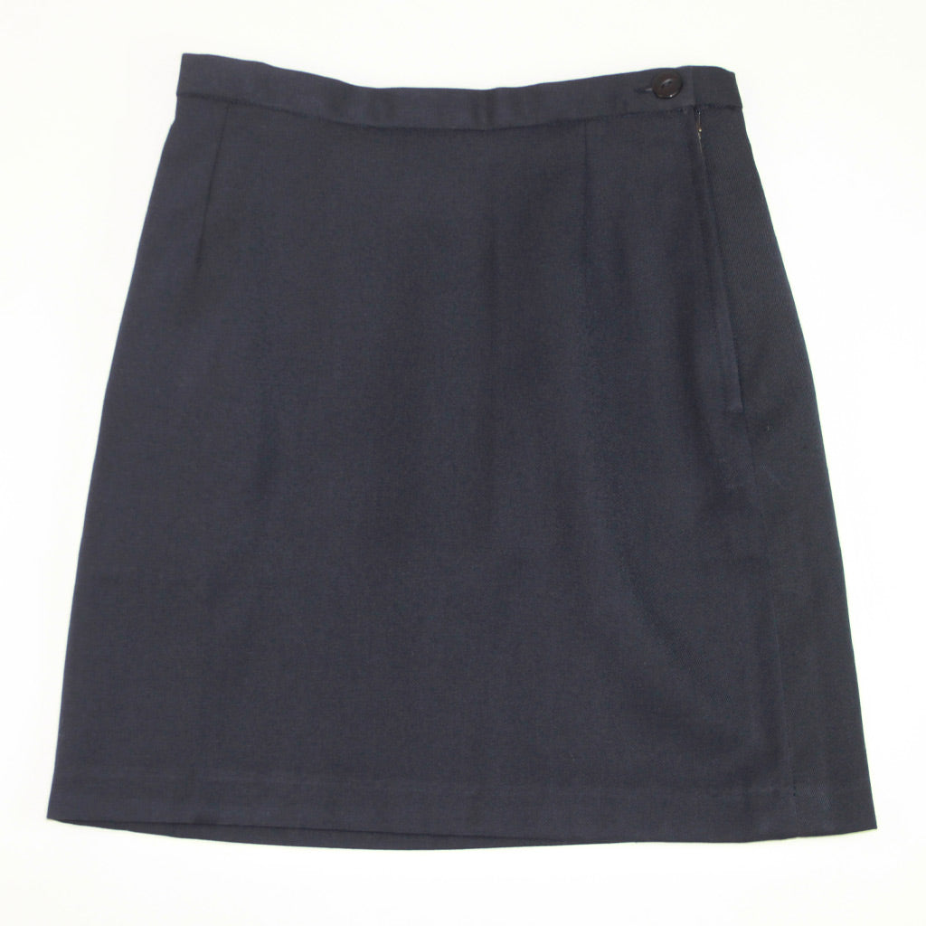 Wallace Navy A-Line Two Panel Skirt