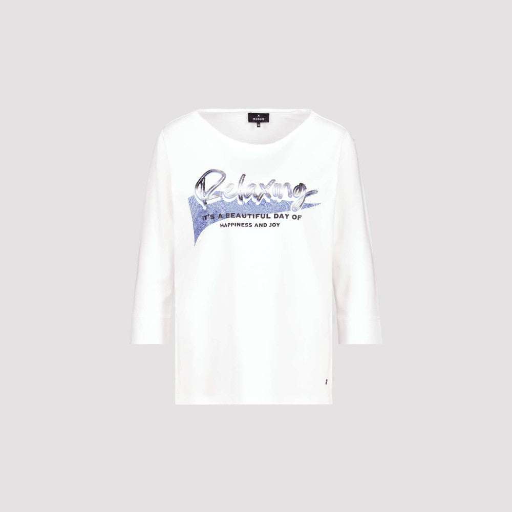Monari 407483 102 Off-White T-Shirt
