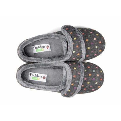 Padders Lotty 3217/1576 Charcoal Slippers
