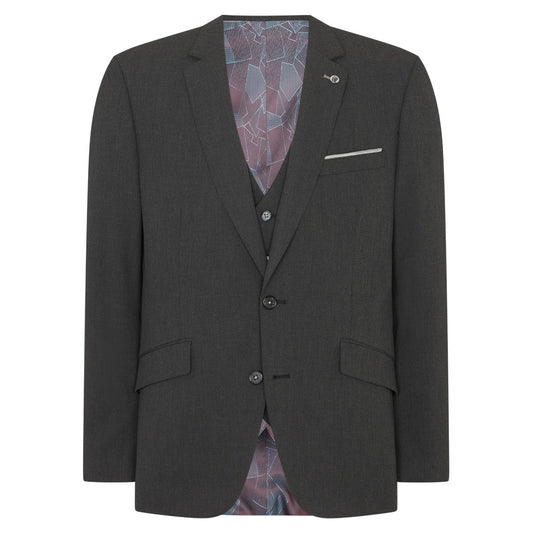 Remus Uomo 11770 08 Charcoal Tapered Suit Jacket