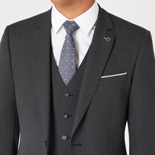 Remus Uomo 11770 08 Charcoal Tapered Suit Jacket