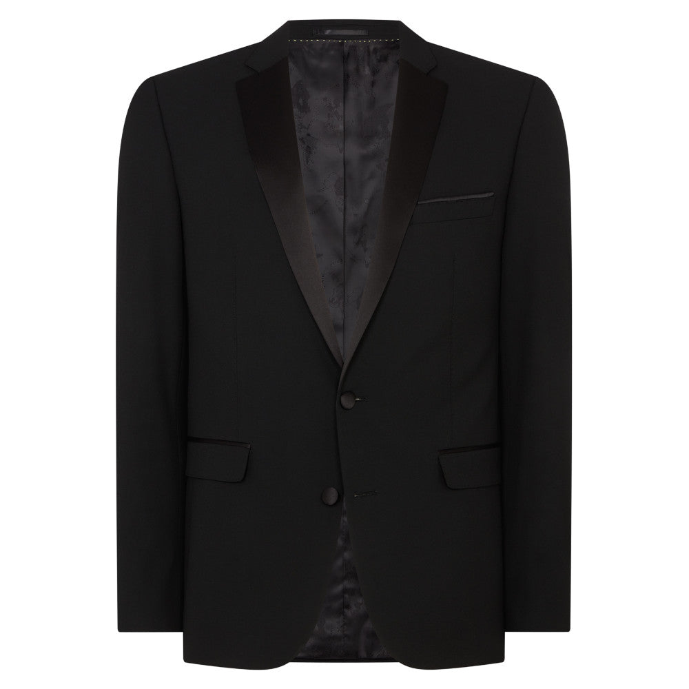 Remus Uomo 12162 00 Black Slim Dinner Suit Jacket
