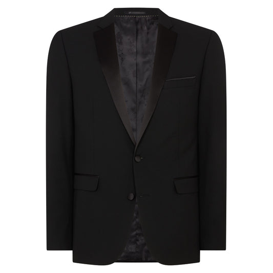 Remus Uomo 12162 00 Black Slim Dinner Suit Jacket