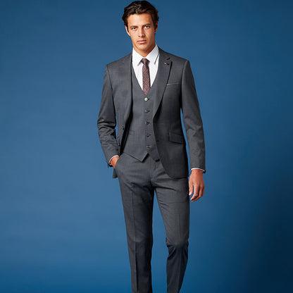 Remus Uomo 41185 08 Charcoal Tapered Suit Jacket