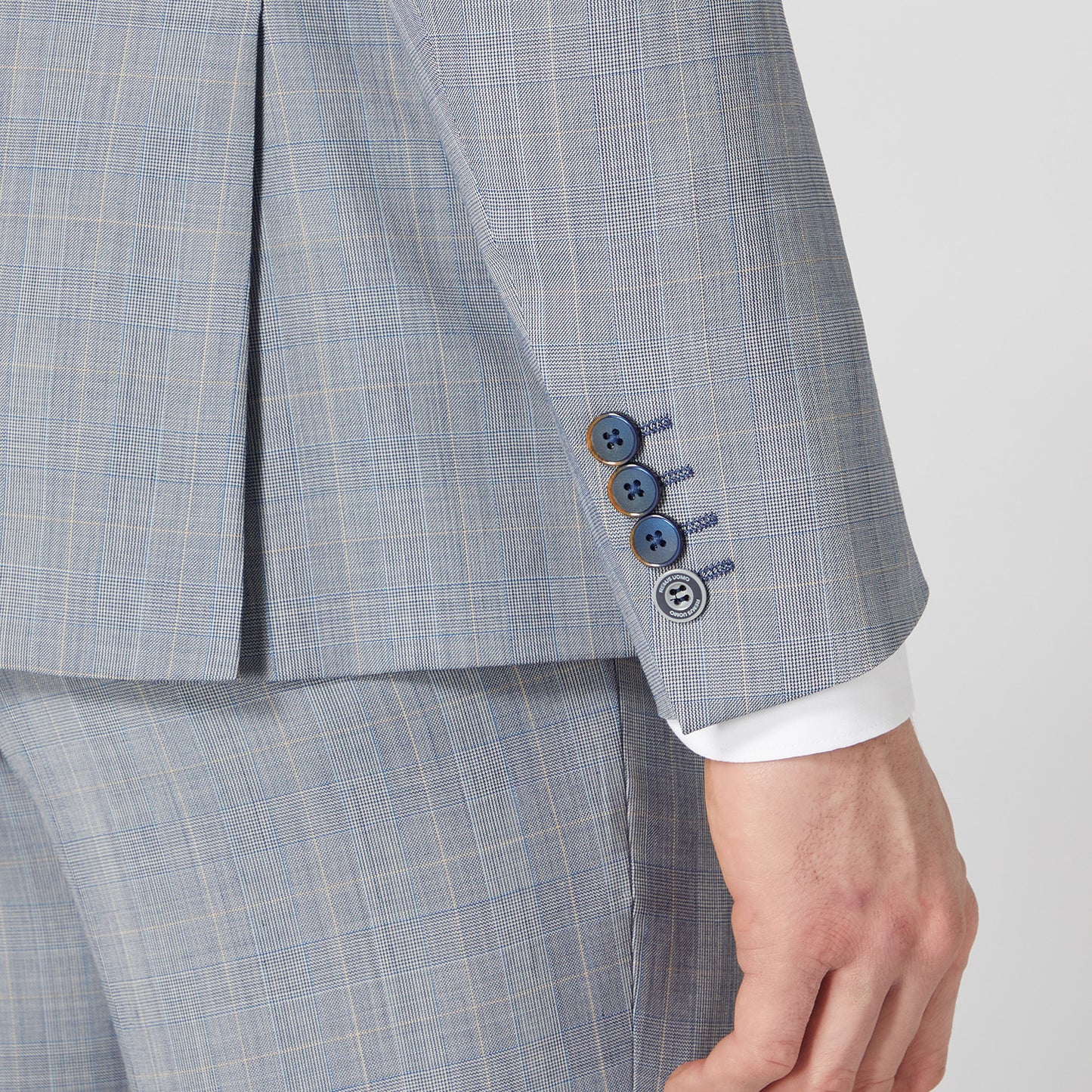 Remus Uomo 42008 22 Light Blue/Grey X-Slim Suit Jacket