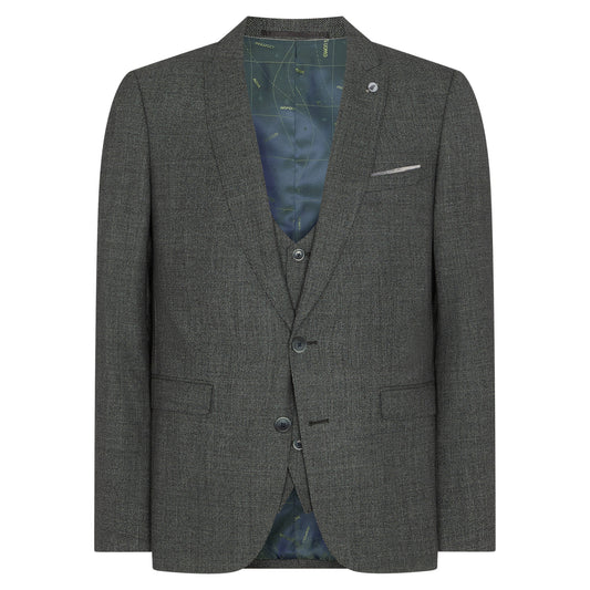 Remus Uomo 42029 07 Grey Tapered Suit Jacket
