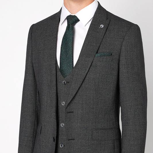 Remus Uomo 42028 07 Grey Slim Suit Jacket