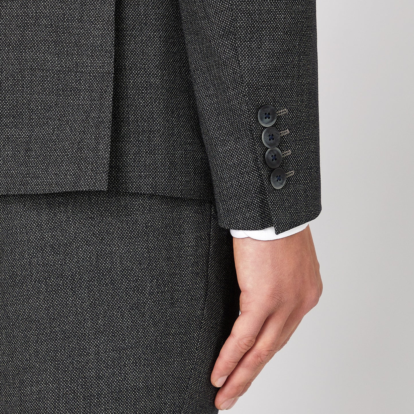 Remus Uomo 72028 07 Grey Slim Suit Trouser