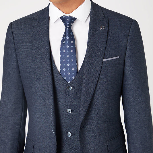 Remus Uomo 42028 28 Blue Slim Suit Jacket