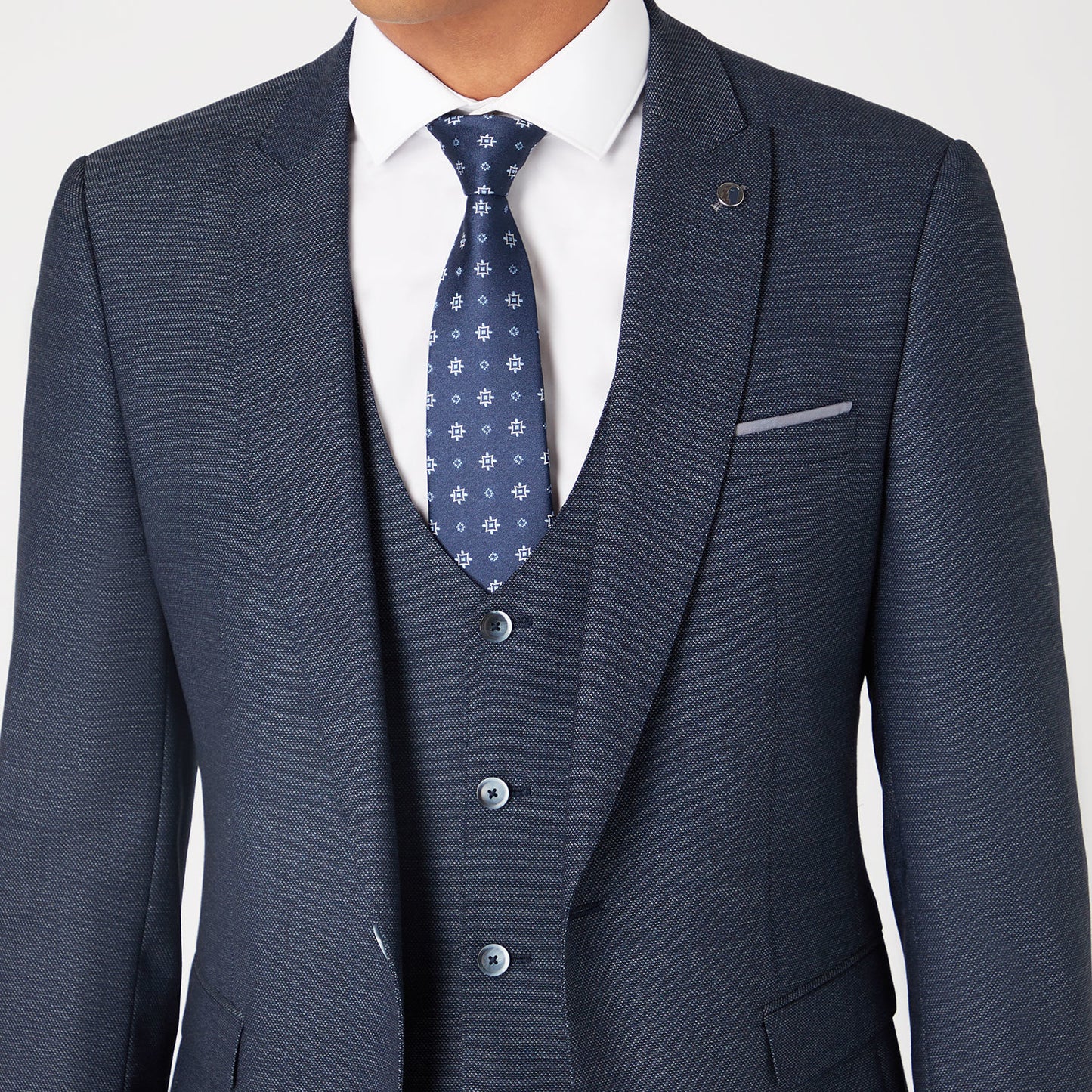 Remus Uomo 42029 28 Blue Tapered Suit Jacket