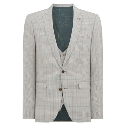 Remus Uomo 42035 04 Grey Tapered Suit Jacket