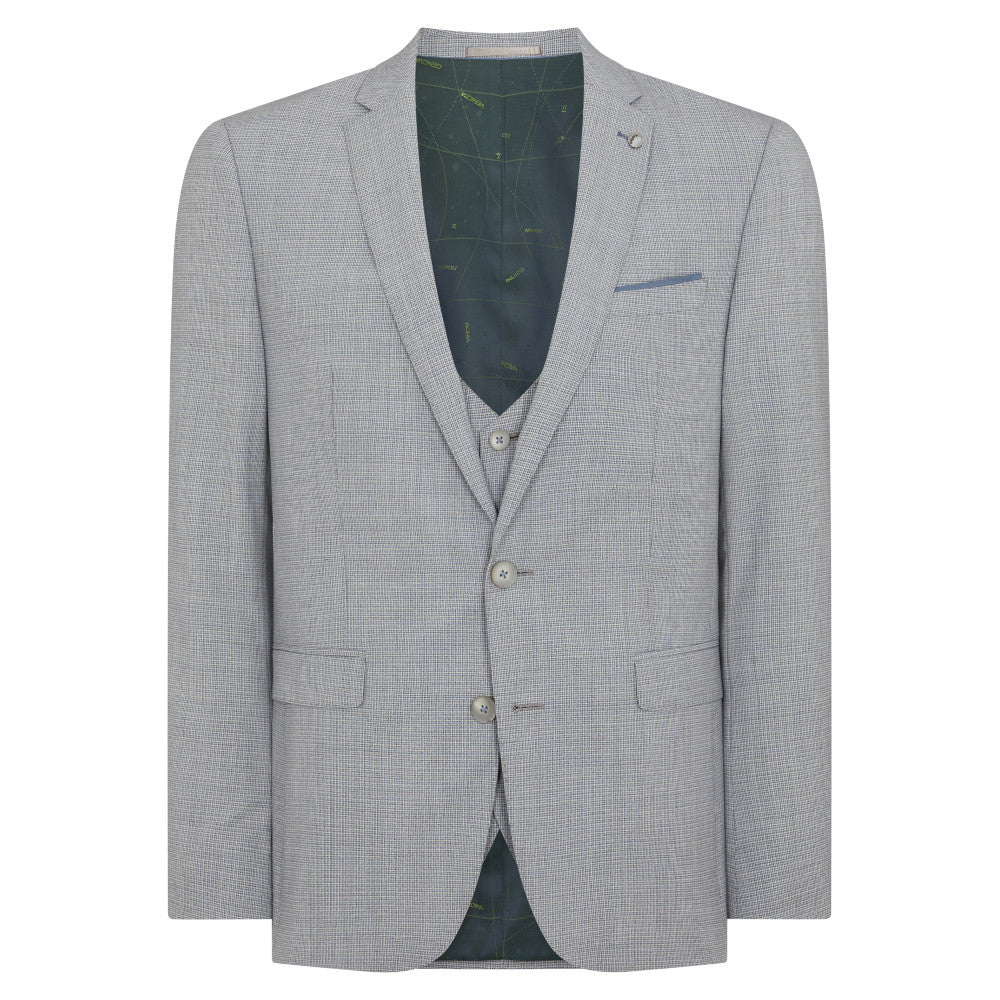 Remus Uomo 42039 03 Light Grey Tapered Suit Jacket