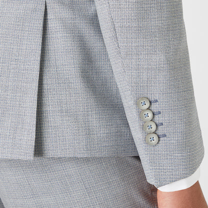 Remus Uomo 42038 03 Light Grey Slim Suit Jacket