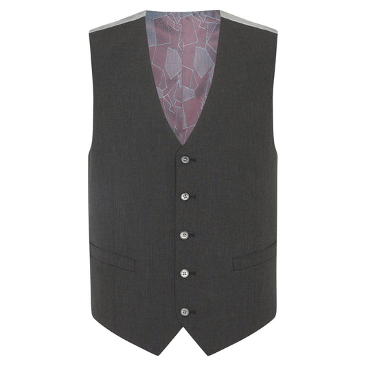 Remus Uomo 51770 08 Charcoal Tapered Waistcoat