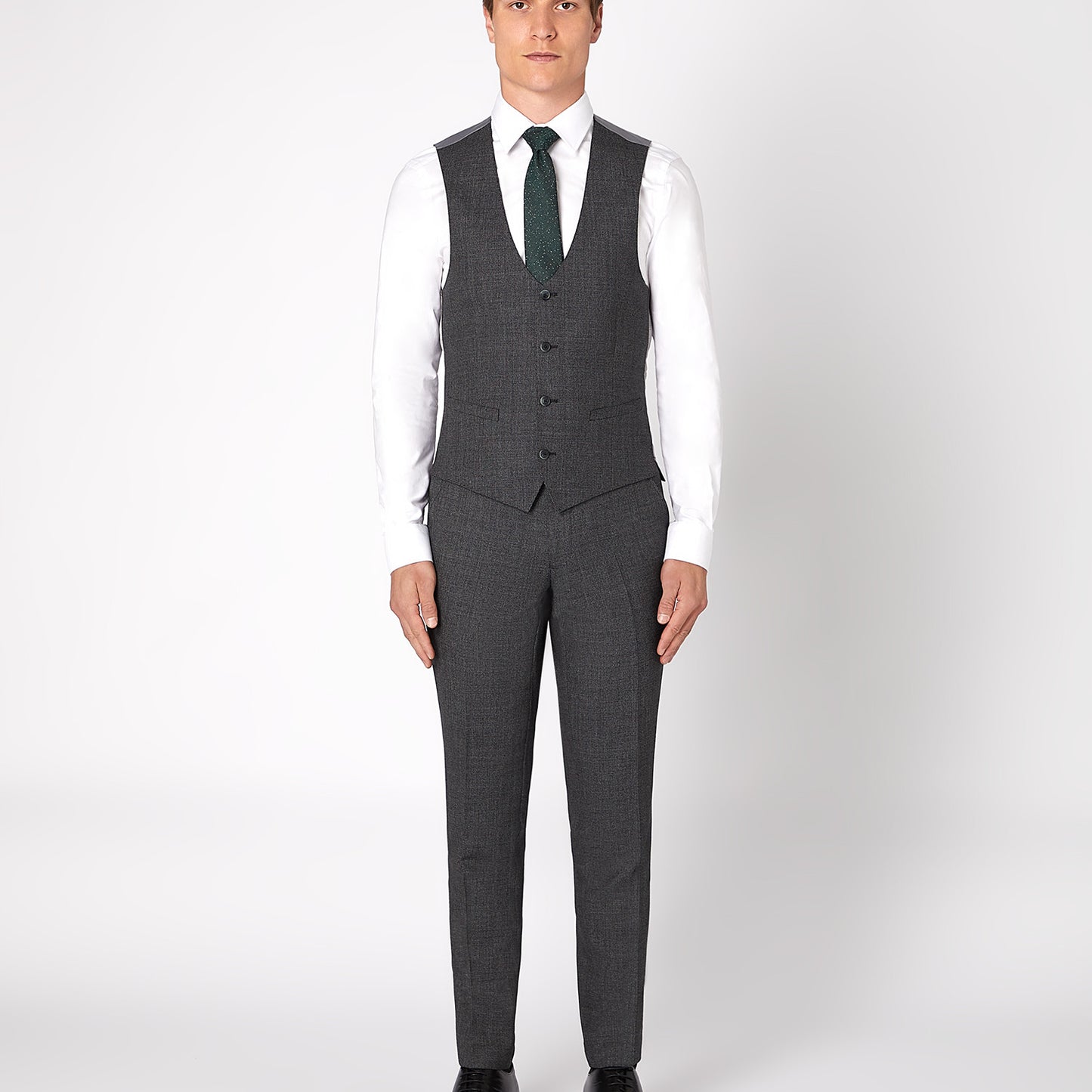 Remus Uomo 72029 07 Grey Tapered Suit Trouser