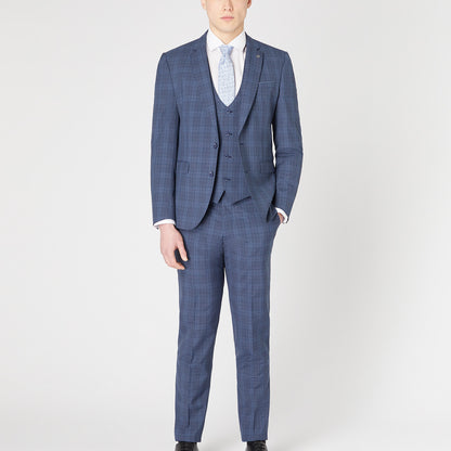 Remus Uomo 52033 27 Dark Blue Tapered Suit Waistcoat