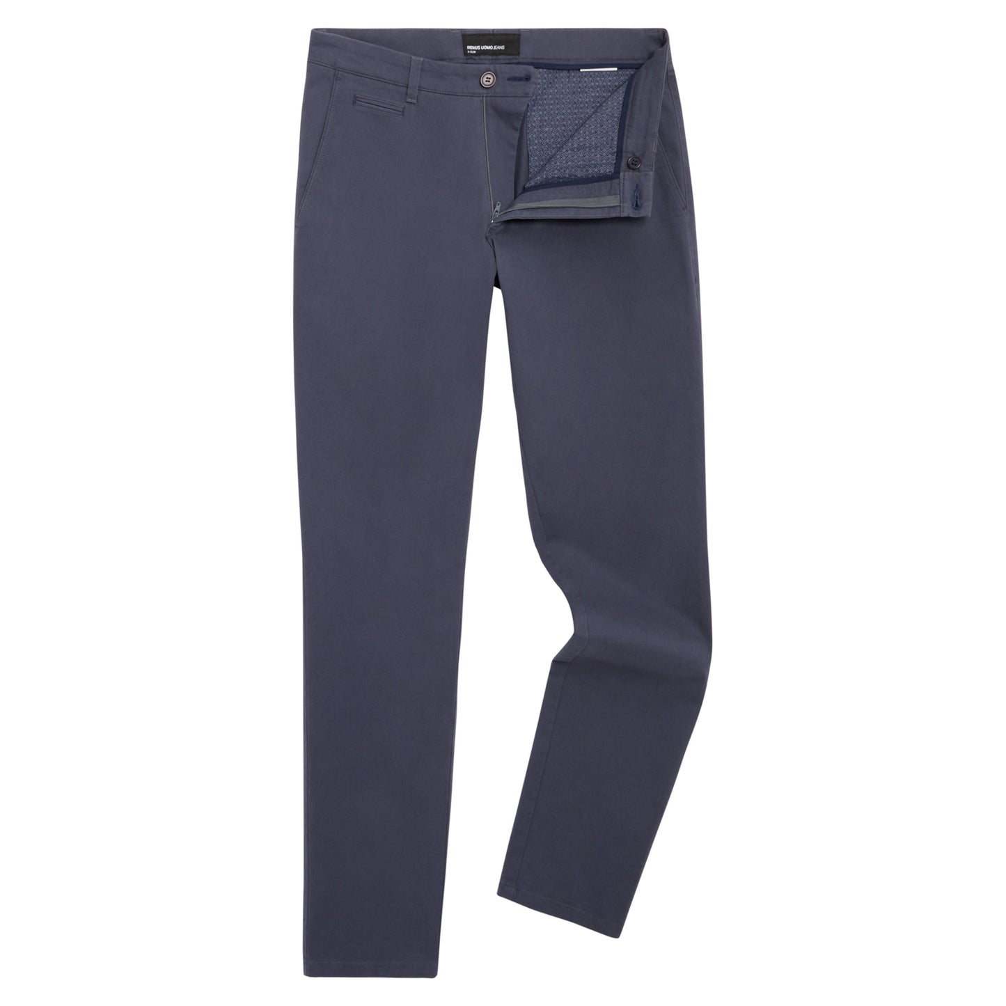 Remus Uomo 60128 26 Blue Slim Leg Cotton Stretch Chino