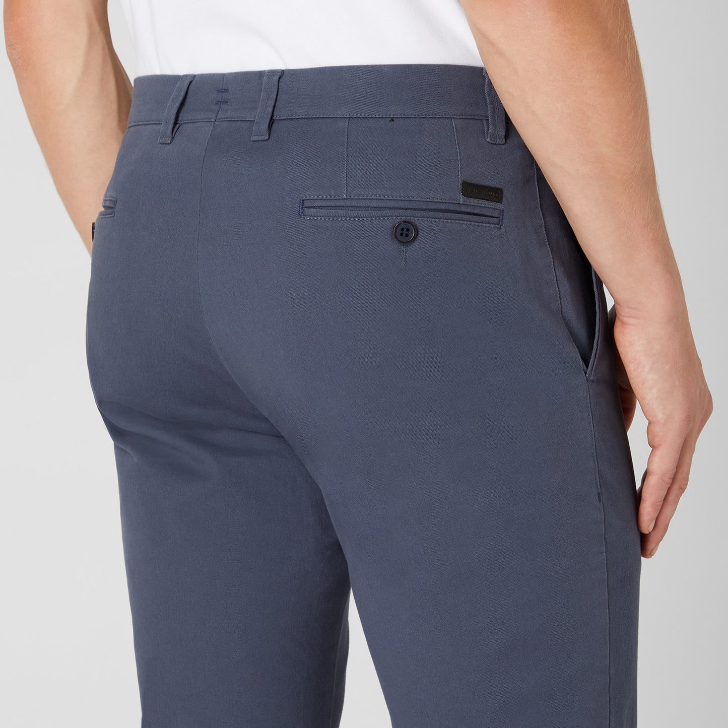 Remus Uomo 60128 26 Blue Slim Leg Cotton Stretch Chino