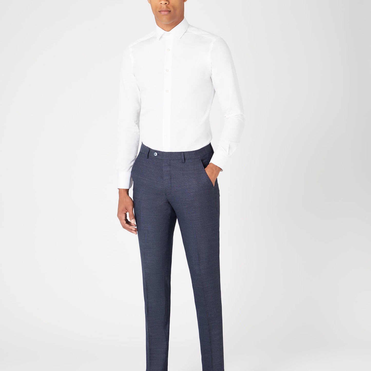 Remus Uomo 72028 28 Blue Slim Suit Trouser