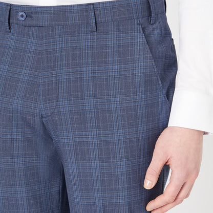 Remus Uomo 72033 27 Dark Blue Tapered Suit Trouser