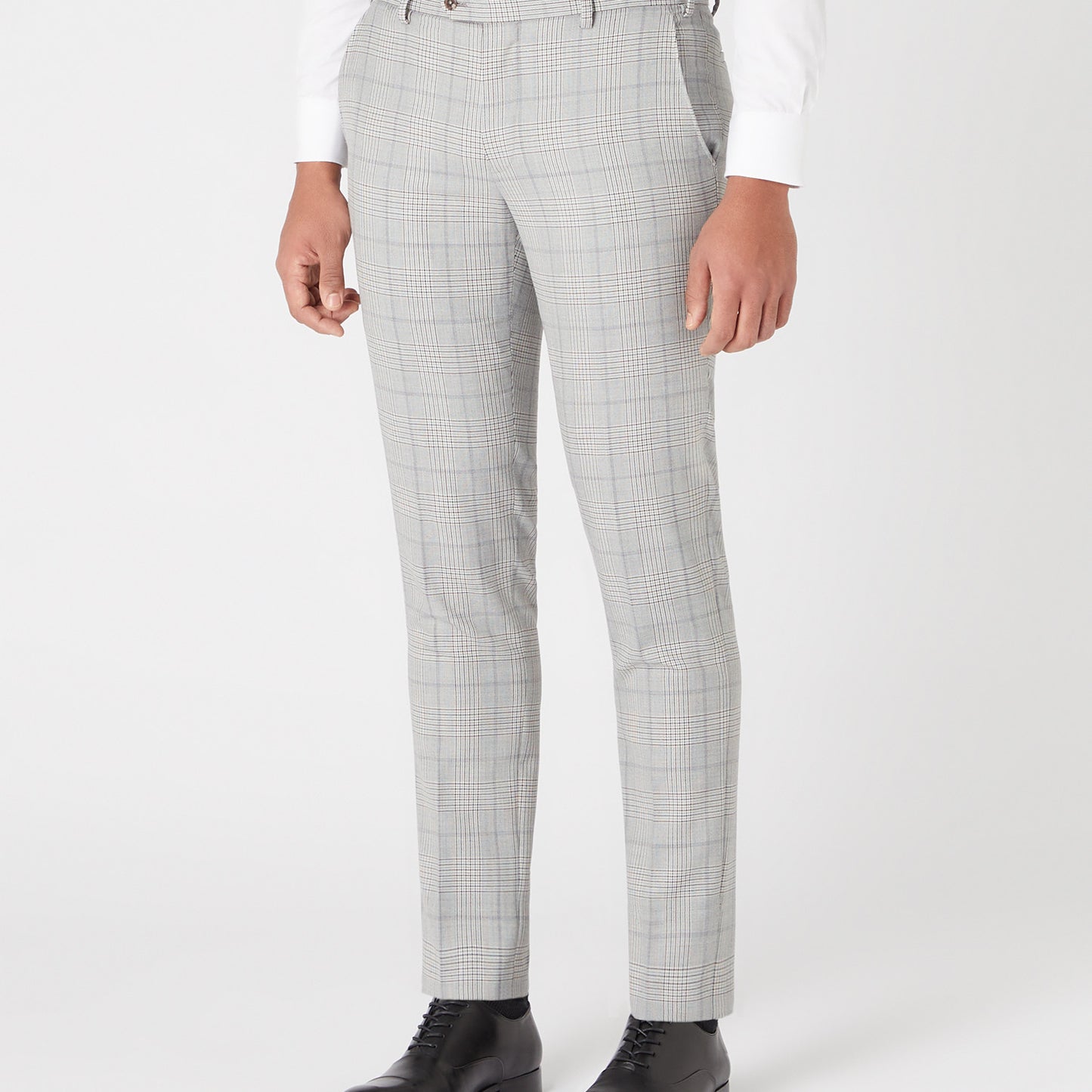 Remus Uomo 72035 04 Grey Tapered Suit Trouser