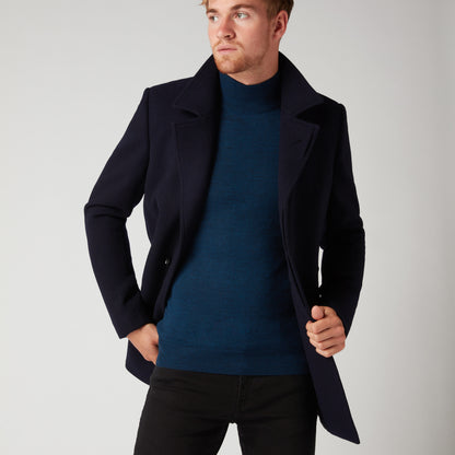 Remus Uomo 90077 78 Navy Lohman Tailored Coat