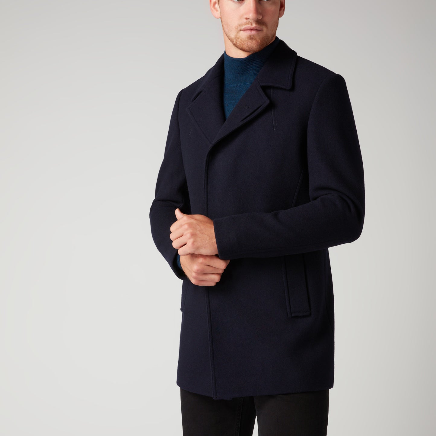 Remus Uomo 90077 78 Navy Lohman Tailored Coat
