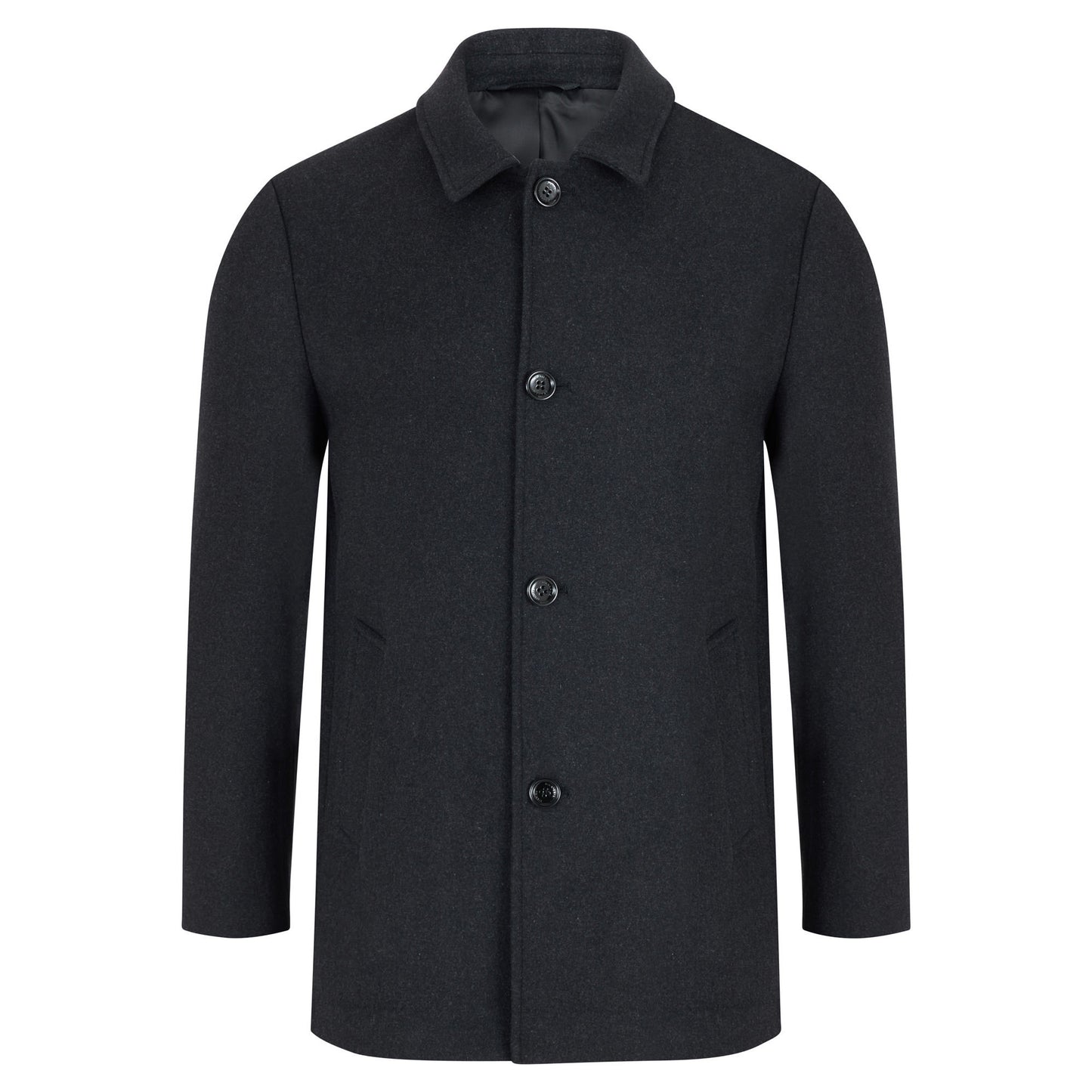 Daniel Grahame 90334 09 Charcoal Branson Overcoat