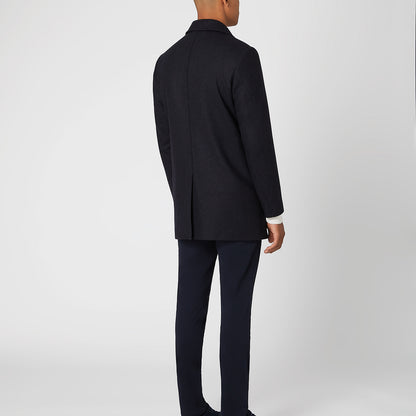 Remus Uomo 90416 79 Navy Miller Overcoat