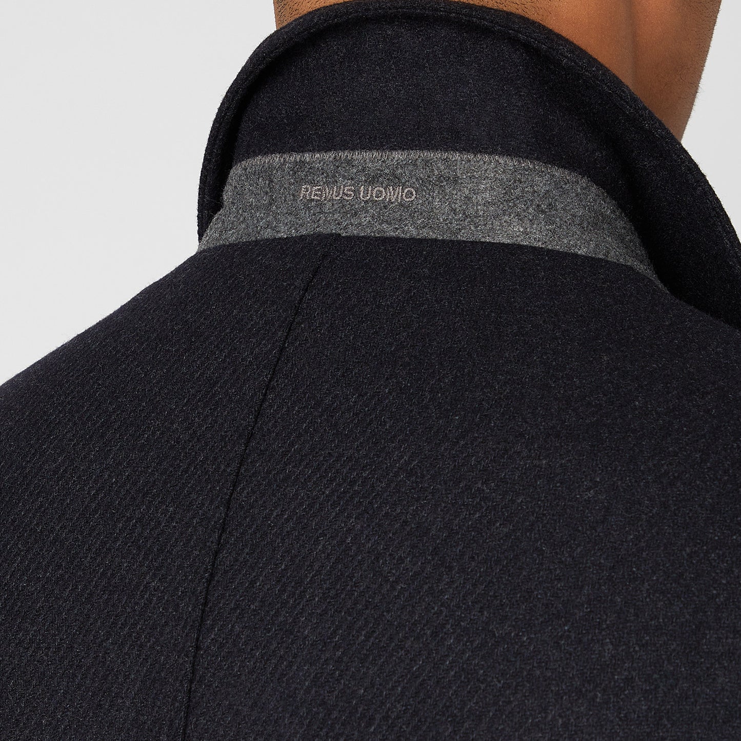 Remus Uomo 90416 79 Navy Miller Overcoat