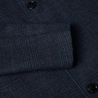 Daniel Grahame 90424 29 Dark Blue/Black Watson Overcoat