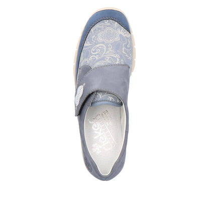 Rieker 537C0-15 Blue Casual Shoes