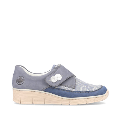 Rieker 537C0-15 Blue Casual Shoes