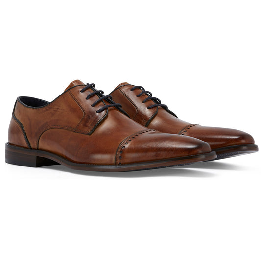 Remus Uomo Bonuci 02158 Tan Leather Derby Shoes