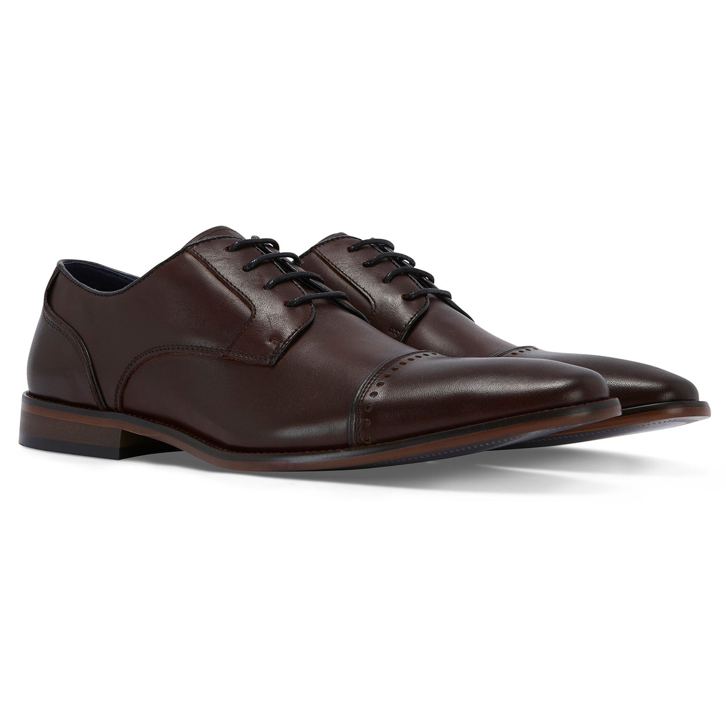 Remus Uomo 02158 Burgundy Leather Derby Shoes