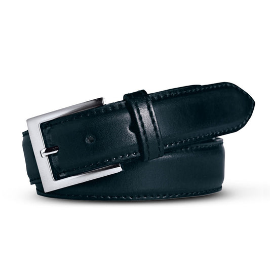 Meyer 603 Navy Stretch Leather Belt